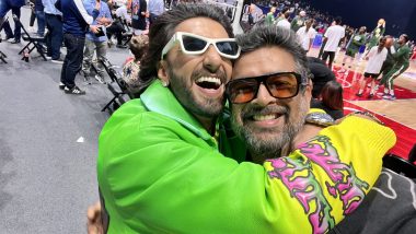 Ranveer Singh and R Madhavan Pose Together for a Cool Picture at NBA Abu Dhabi Games 2022!